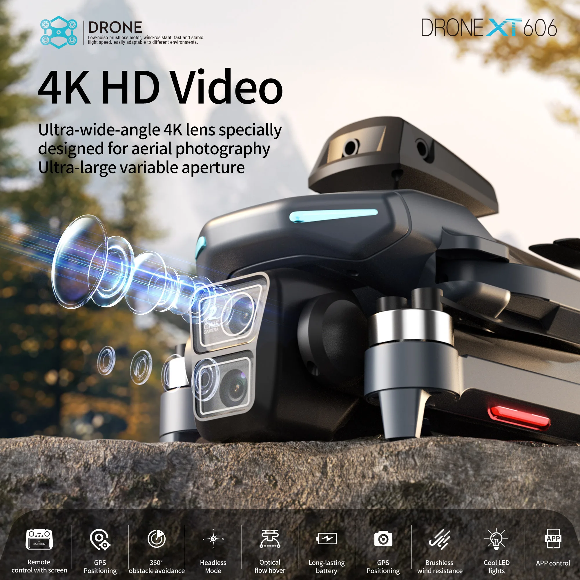 Lenovo XT606 Drone Professiona - Drone Kit Fpv のレビューと価格