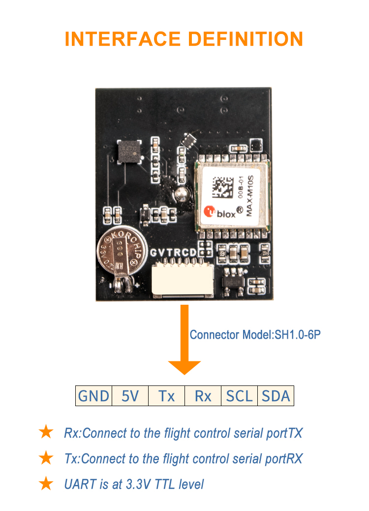 M10S GPS 10Hz GPS Module with  - Drone Kit Hexacopter のレビューと価格