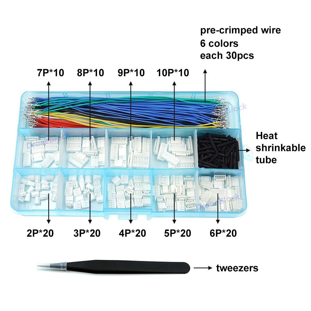 JST GH Connectors and Pre-Crim - Drone Kit Hexacopter のレビューと価格