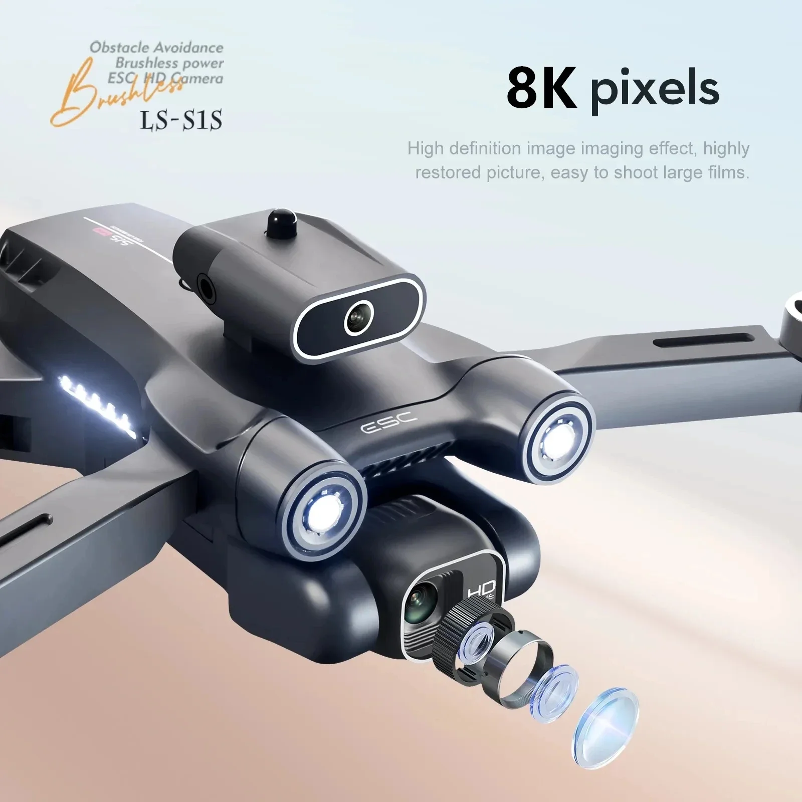 New S1S 5G GPS Drone Camera 8K - Drone Kit Professional のレビューと価格