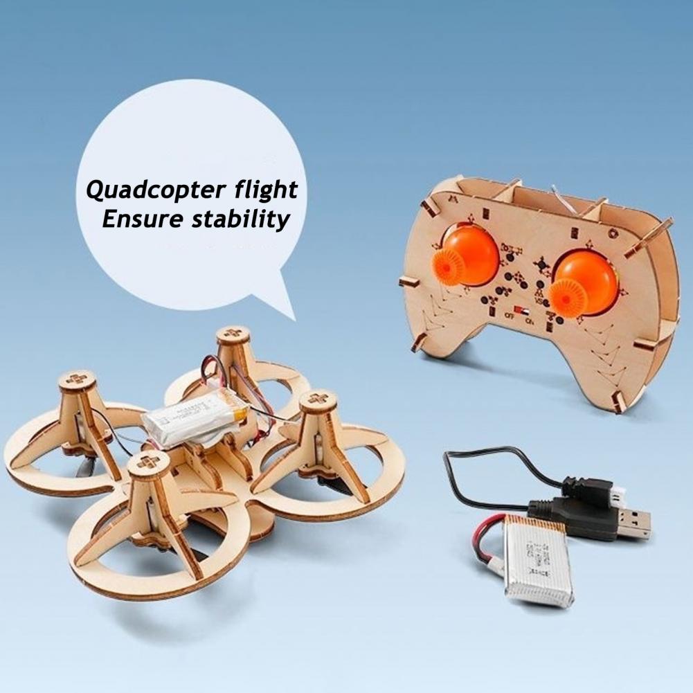 Rc Drone Toy Wooden Drone Puzz - Drone Kit Octocopter のレビューと価格