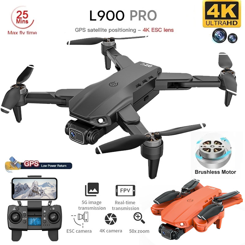 L900 Pro GPS Drone 4K Professi - Drone Kit Professional のレビューと価格