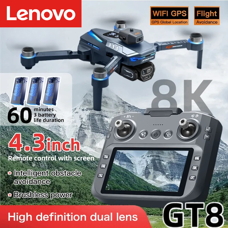 Lenovo GT8 Drone 8K Profession - Drone Kit Long Range のレビューと価格