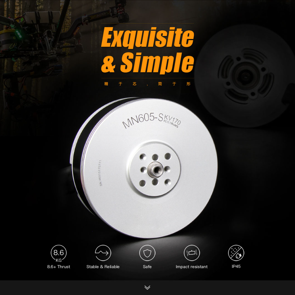 T-MOTOR 2PCS/SET Brushless Mot - Drone Kit Waterproof のレビューと価格
