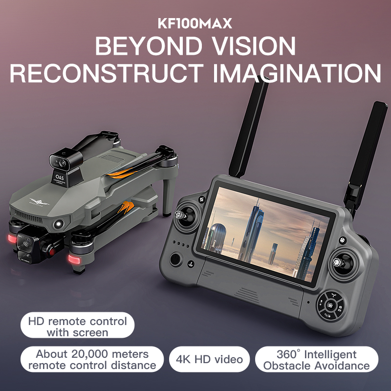 SJRC KF100 MAX 8K UHD Photo HD - Drone Kit Professional のレビューと価格