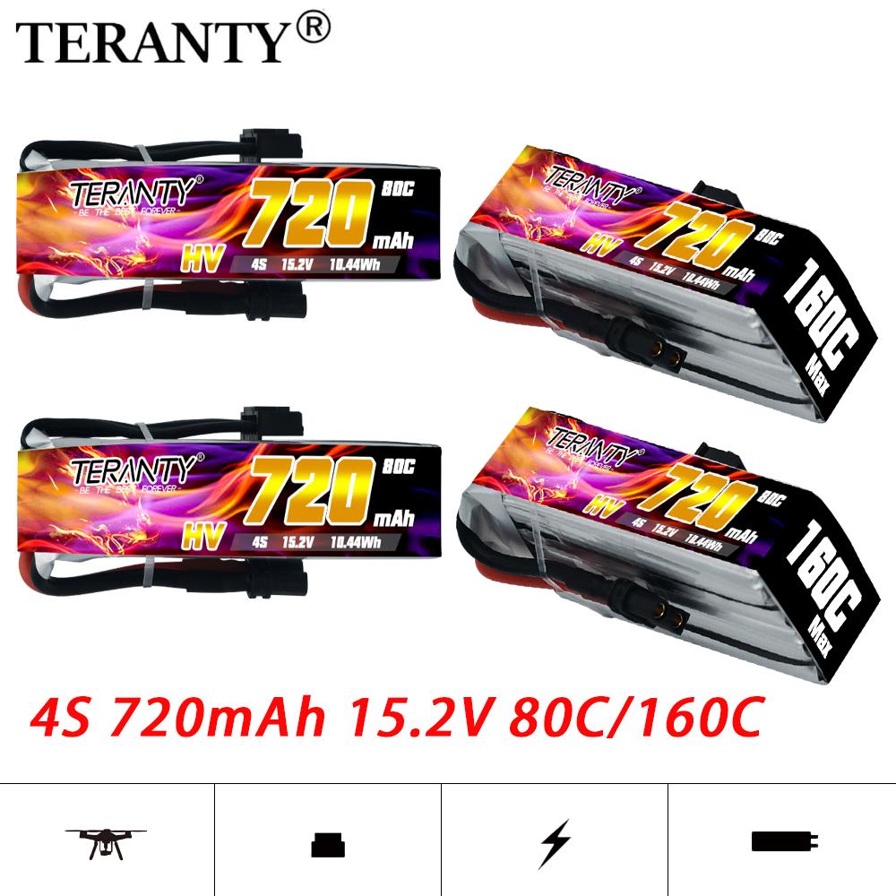 TERANTY 720mAh 4S 15.2V HV Lip - Drone Kit Fpv のレビューと価格