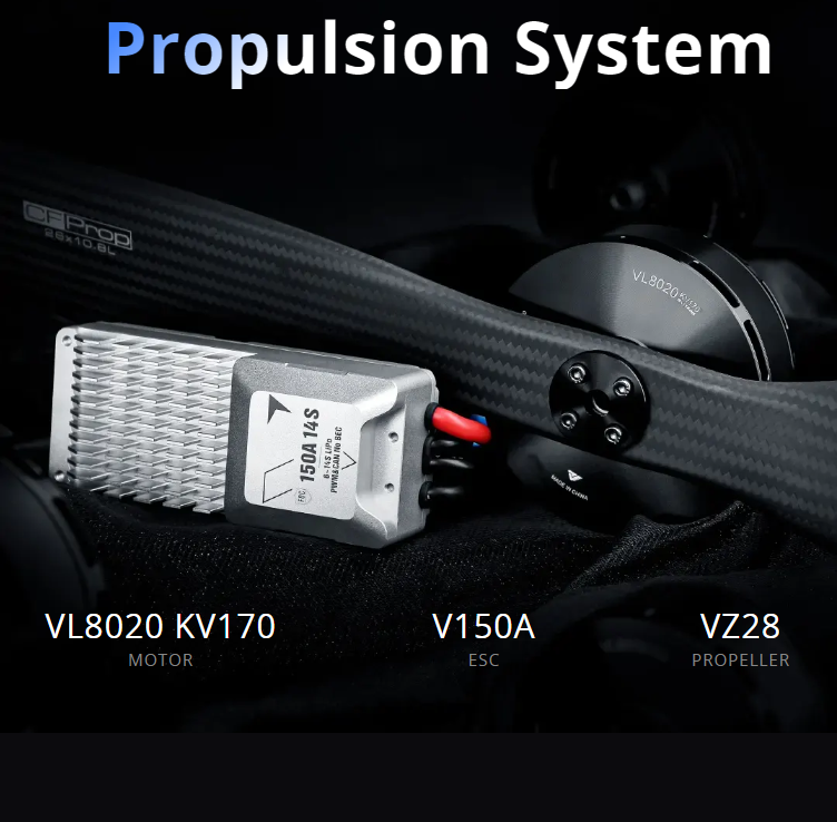 T-MOTOR VL8020 KV170 12S 20kg/ - Drone Kit Vtol のレビューと価格