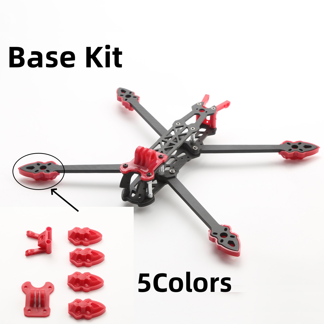 Camera Mounting/Antenna/Motor  - Drone Kit Octocopter のレビューと価格