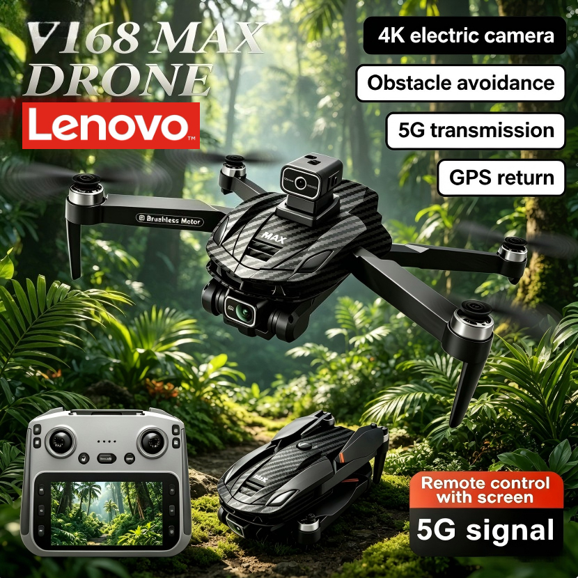 Lenovo V168 MAX 8K HD Drone 5G - Drone Kit Long Range のレビューと価格